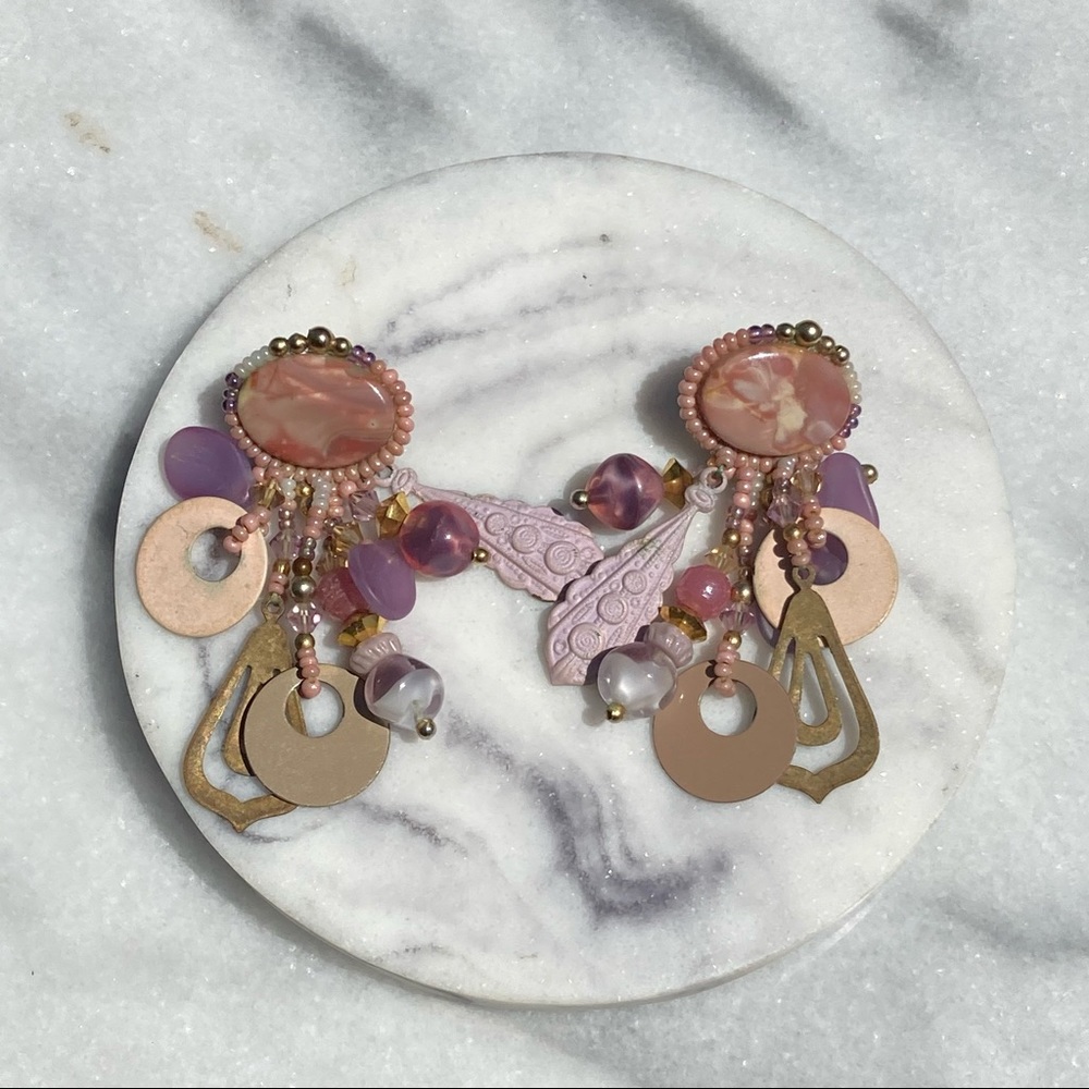 Vintage Chipita Gemstone Earrings